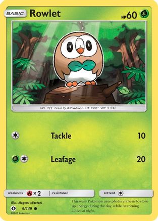 Rowlet 9/149 - SM Base Set