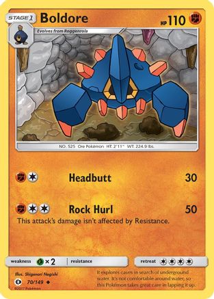 Boldore 70/149 - SM Base Set