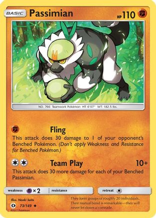 Passimian 73/149 - SM Base Set Reverse Holofoil