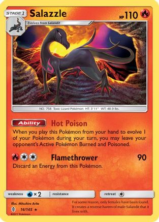 Salazzle 16/145 - SM  Guardians Rising