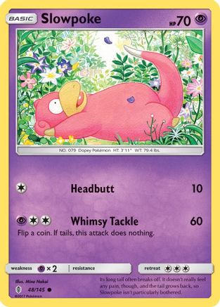 Slowpoke 48/145 - SM  Guardians Rising