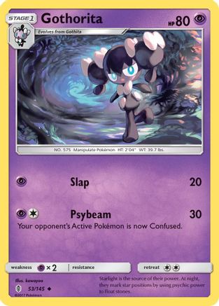 Gothorita 53/145 - SM  Guardians Rising Reverse Holofoil