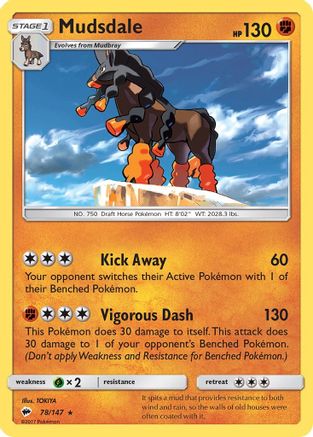 Mudsdale 78/147 - SM  Burning Shadows