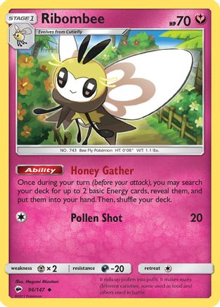 Ribombee 96/147 - SM  Burning Shadows