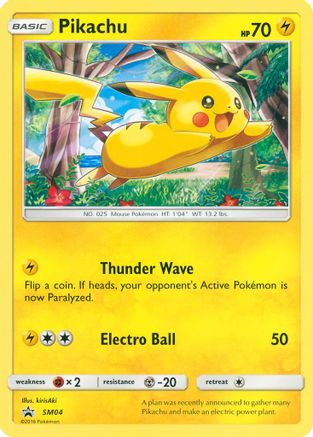 Pikachu - SM04 (Target Non-Holo) SM04 - SM Promos