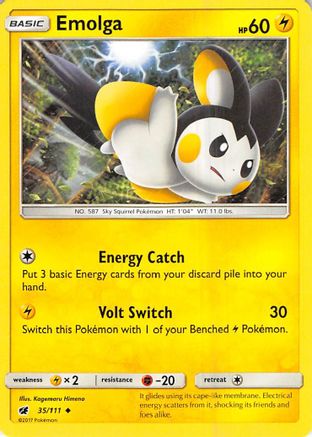 Emolga 35/111 - SM  Crimson Invasion