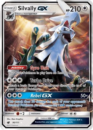 Silvally GX 90/111 - SM  Crimson Invasion Holofoil