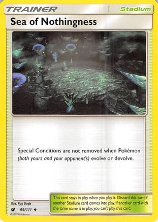 Sea of Nothingness 99/111 - SM  Crimson Invasion Reverse Holofoil