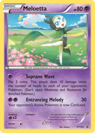 Meloetta - XY193 XY193/211 - XY Promos Holofoil