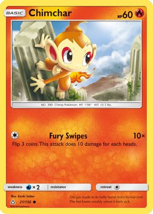 Chimchar (21) 21/156 - SM  Ultra Prism
