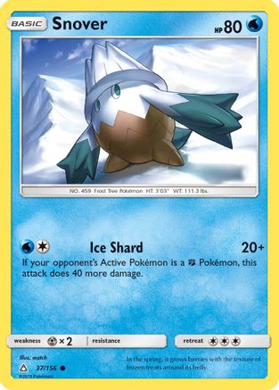 Snover 37/156 - SM  Ultra Prism Reverse Holofoil