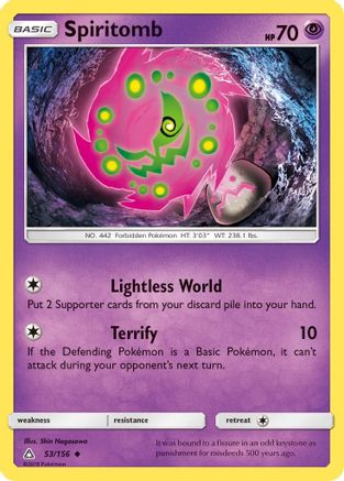 Spiritomb 53/156 - SM  Ultra Prism