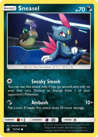 Sneasel 73/156 - SM  Ultra Prism