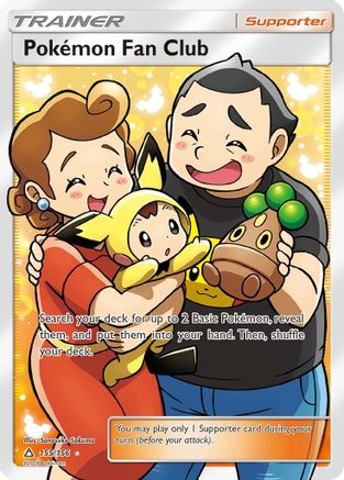 Pokemon Fan Club (Full Art) 155/156 - SM  Ultra Prism Holofoil