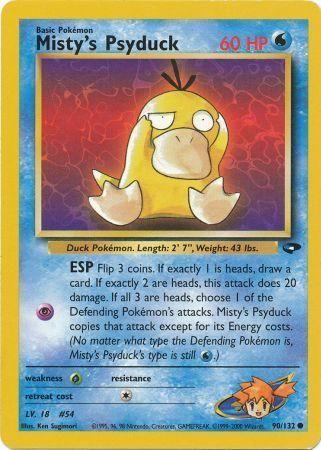 Misty's Psyduck 90/132 - Gym Challenge Unlimited