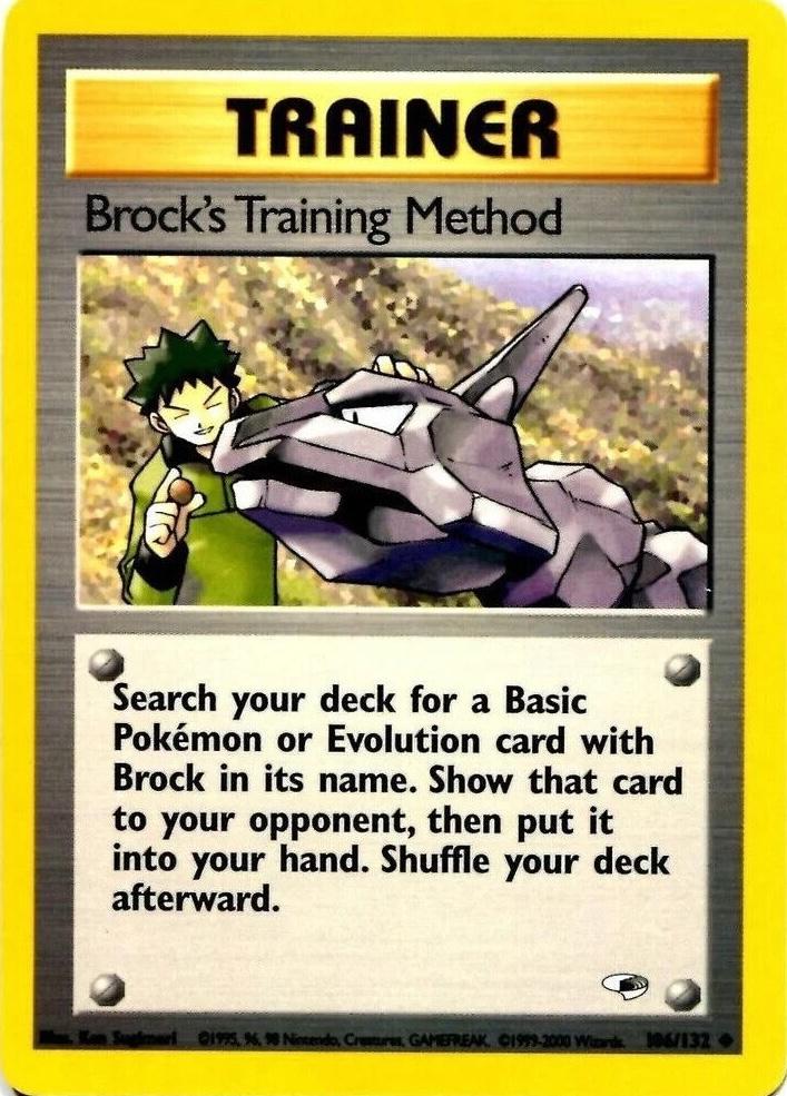 Brock's Training Method 106/132 - Gym Heroes Unlimited