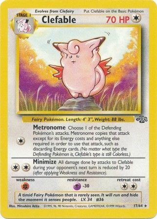 Clefable (17) 17/64 - Jungle Unlimited
