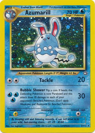 Azumarill 2/111 - Neo Genesis Unlimited Holofoil