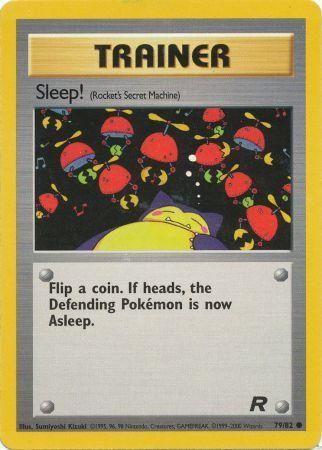 Sleep! (Rocket's Secret Machine) 79/82 - Team Rocket Unlimited