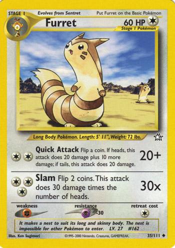 Furret 35/111 - Neo Genesis Unlimited