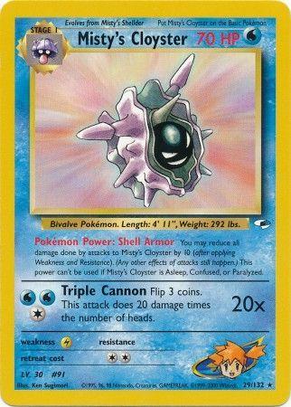Misty's Cloyster 29/132 - Gym Heroes Unlimited