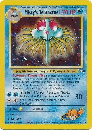 Misty's Tentacruel 10/132 - Gym Heroes Unlimited Holofoil