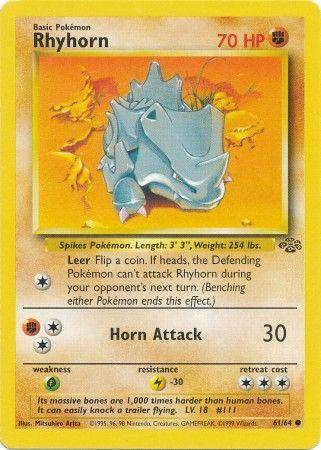 Rhyhorn 61/64 - Jungle Unlimited
