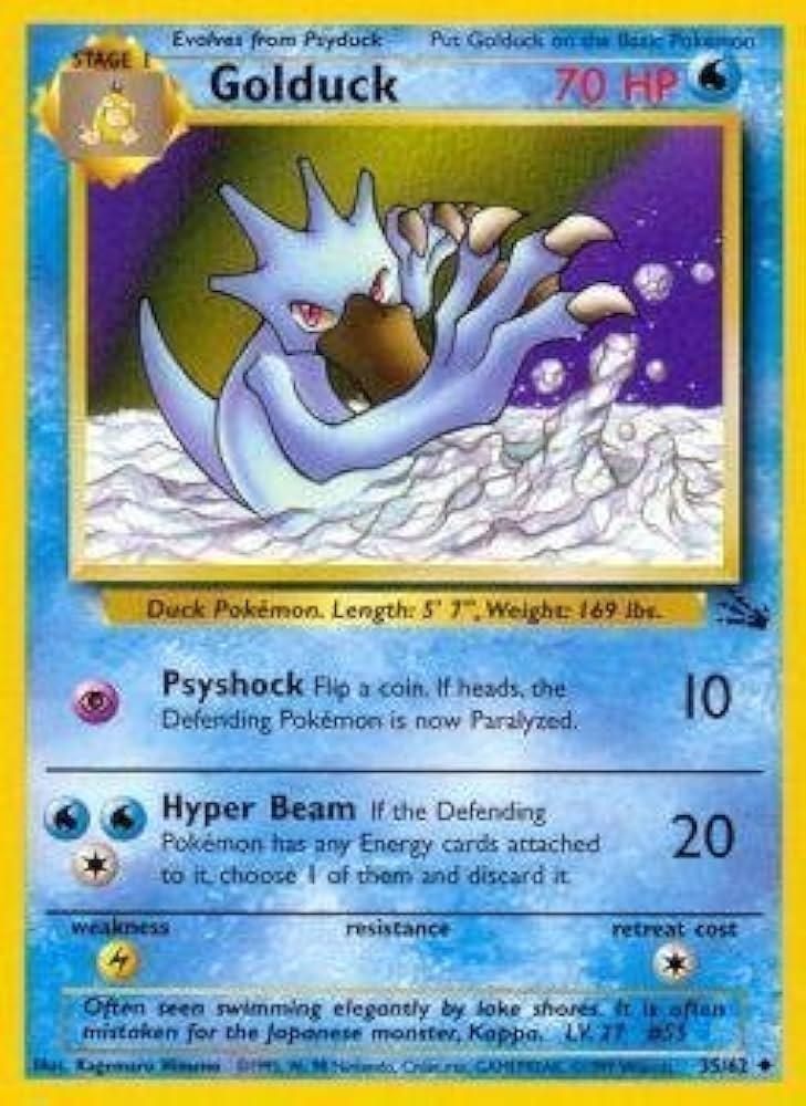 Golduck 35/62 - Fossil Unlimited