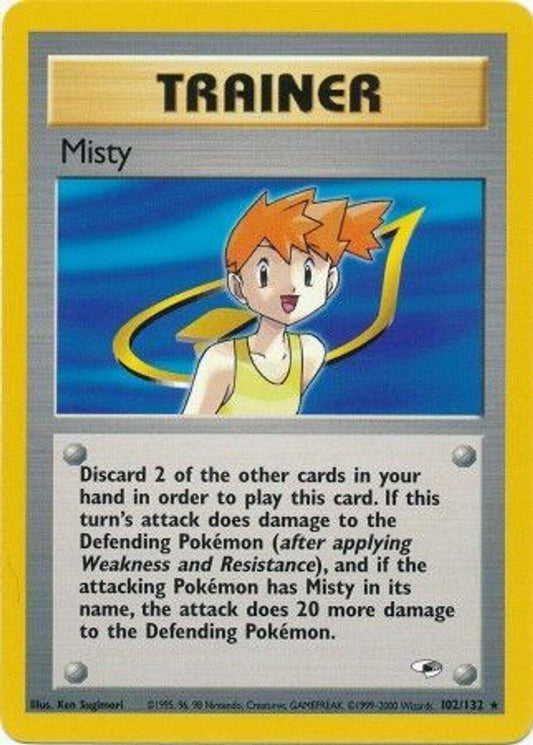 Misty (102) 102/132 - Gym Heroes Unlimited