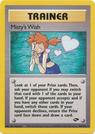 Misty's Wish 108/132 - Gym Challenge Unlimited
