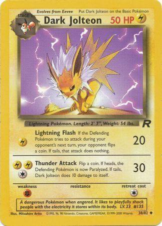 Dark Jolteon 38/82 - Team Rocket Unlimited