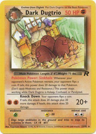 Dark Dugtrio (23) 23/82 - Team Rocket Unlimited