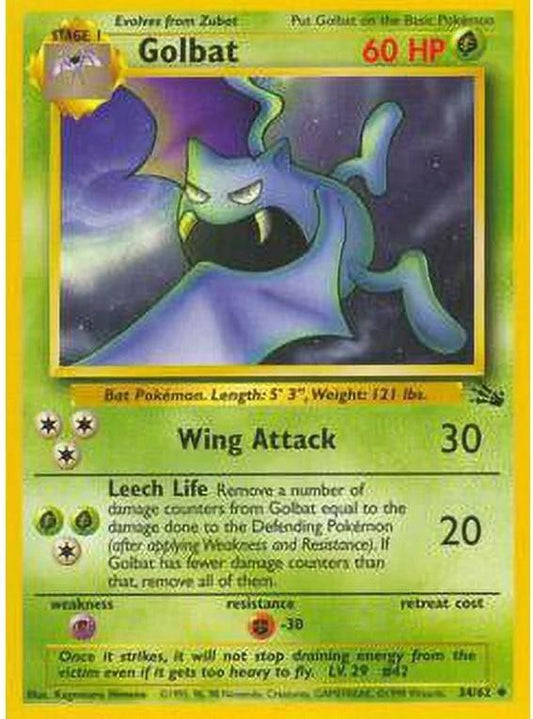 Golbat 34/62 - Fossil Unlimited