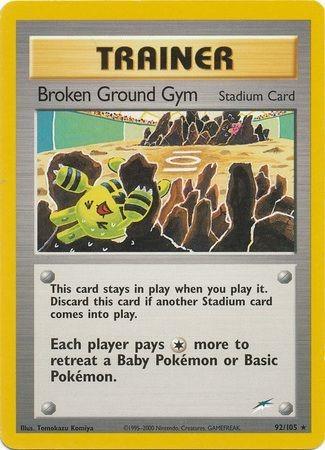 Broken Ground Gym 92/105 - Neo Destiny Unlimited