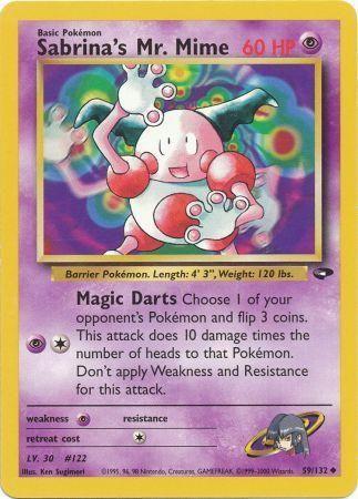 Sabrina's Mr. Mime 59/132 - Gym Challenge Unlimited