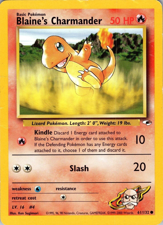 Blaine's Charmander 61/132 - Gym Heroes Unlimited