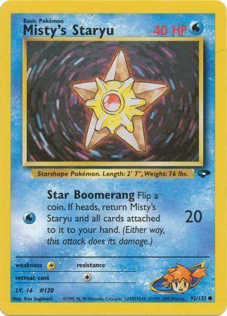 Misty's Staryu 92/132 - Gym Challenge Unlimited
