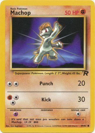 Machop 59/82 - Team Rocket Unlimited