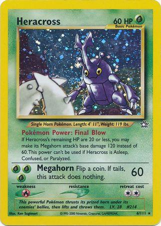 Heracross 6/111 - Neo Genesis Unlimited Holofoil