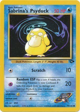 Sabrina's Psyduck 99/132 - Gym Challenge Unlimited