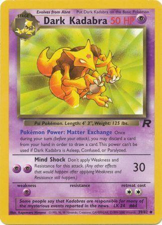 Dark Kadabra 39/82 - Team Rocket Unlimited