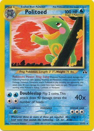 Politoed (27) 27/75 - Neo Discovery Unlimited