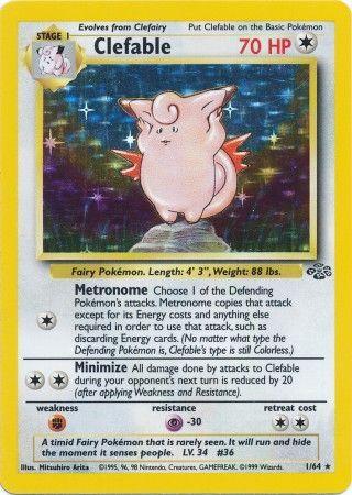 Clefable (1) 1/64 - Jungle Unlimited Holofoil