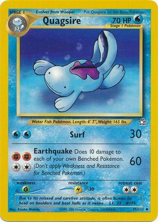 Quagsire 45/111 - Neo Genesis Unlimited
