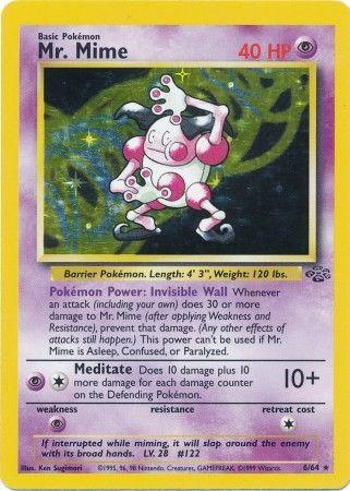 Mr. Mime (6) 6/64 - Jungle Unlimited Holofoil