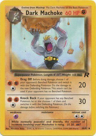 Dark Machoke 40/82 - Team Rocket Unlimited