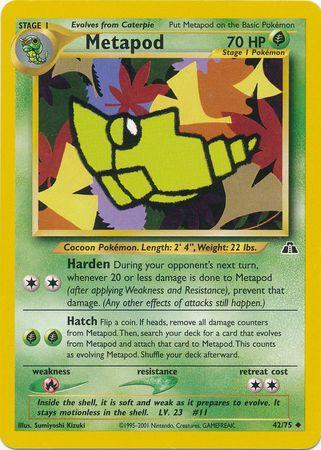 Metapod 42/75 - Neo Discovery Unlimited