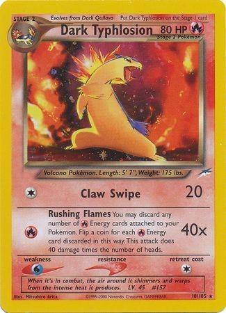 Dark Typhlosion 10/105 - Neo Destiny Unlimited Holofoil