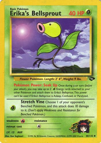 Erika's Bellsprout 38/132 - Gym Challenge Unlimited
