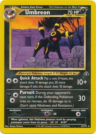 Umbreon (32) 32/75 - Neo Discovery Unlimited